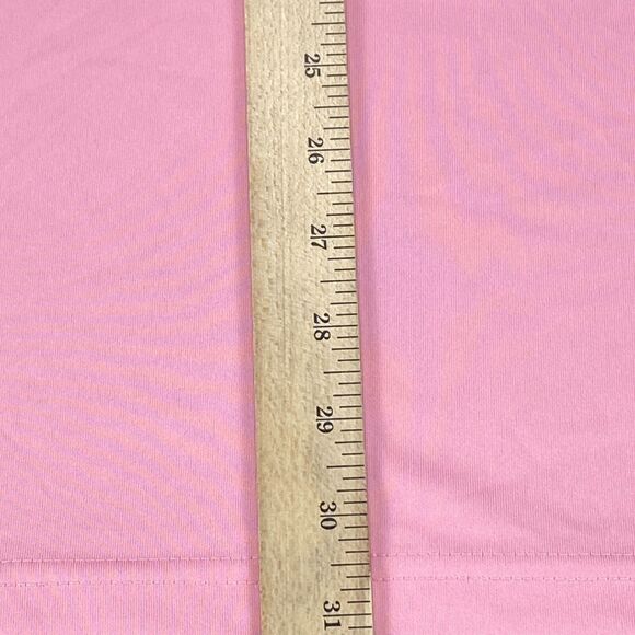 Greg Norman Polo Shirt Men's Large Pink Protek Micro Luxe Solid PlayDry Slit - Picture 7 of 16